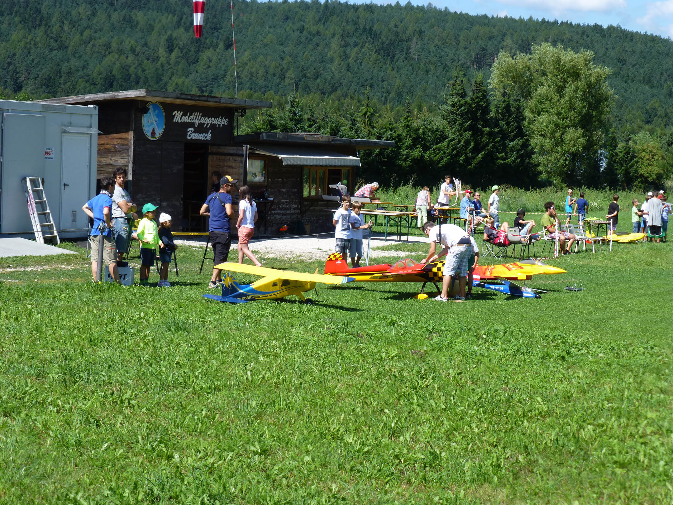 Vorbereitung zum Seglerschlepp