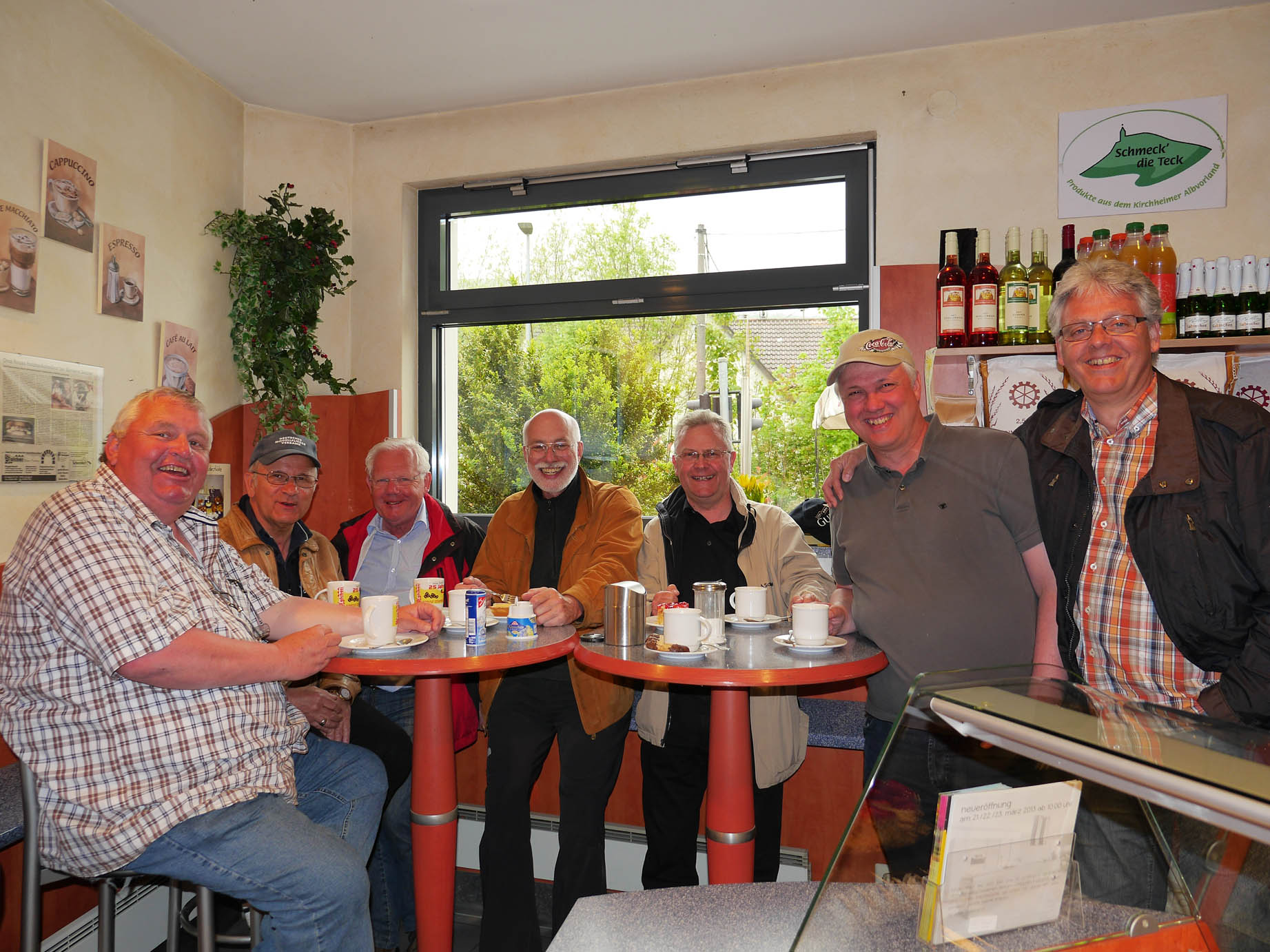 Bernd, Dirk, Eduard, Friedhelm, Gerd, Harald, Jürgen, Mario und Uli.